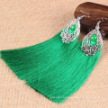 J1690 Fashion jewelry chinese wind drop earrings ethnic vintage long tassel earrings for women